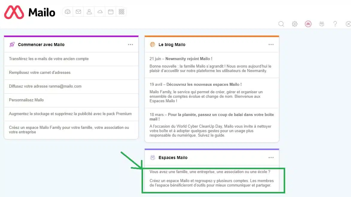 create your mailo account