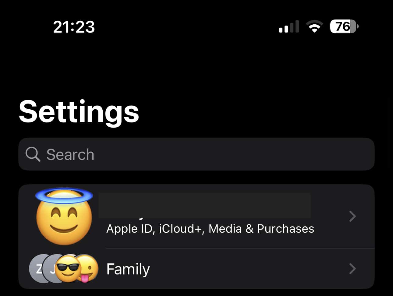 accédez à votre famille iCloud