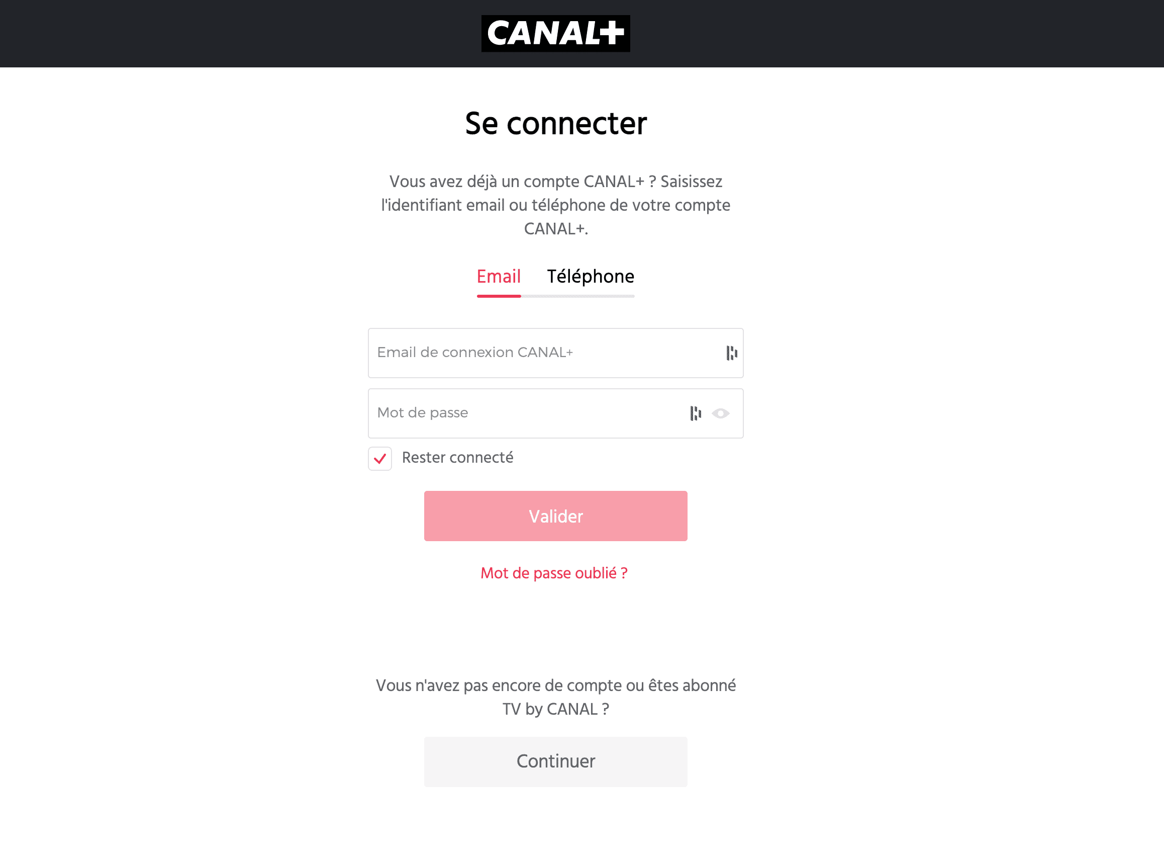canal+ login-side